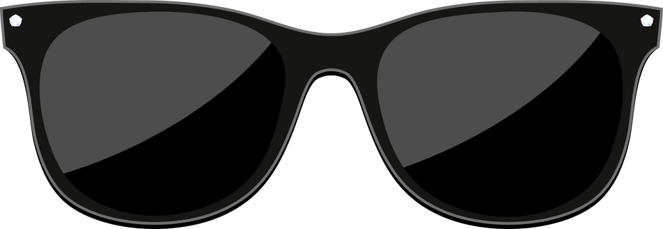 Black Modern Sunglasses